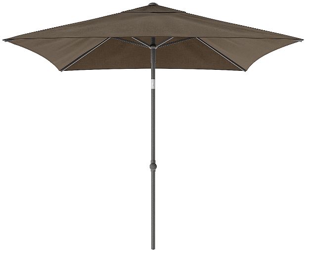 Malibu parasol 200x200cm Antr/mocca