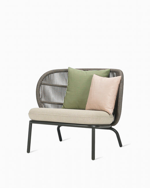 Kodo Lounge Chair incl Seat Cushion Almond